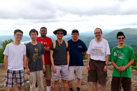 Group photo after hike in 2013